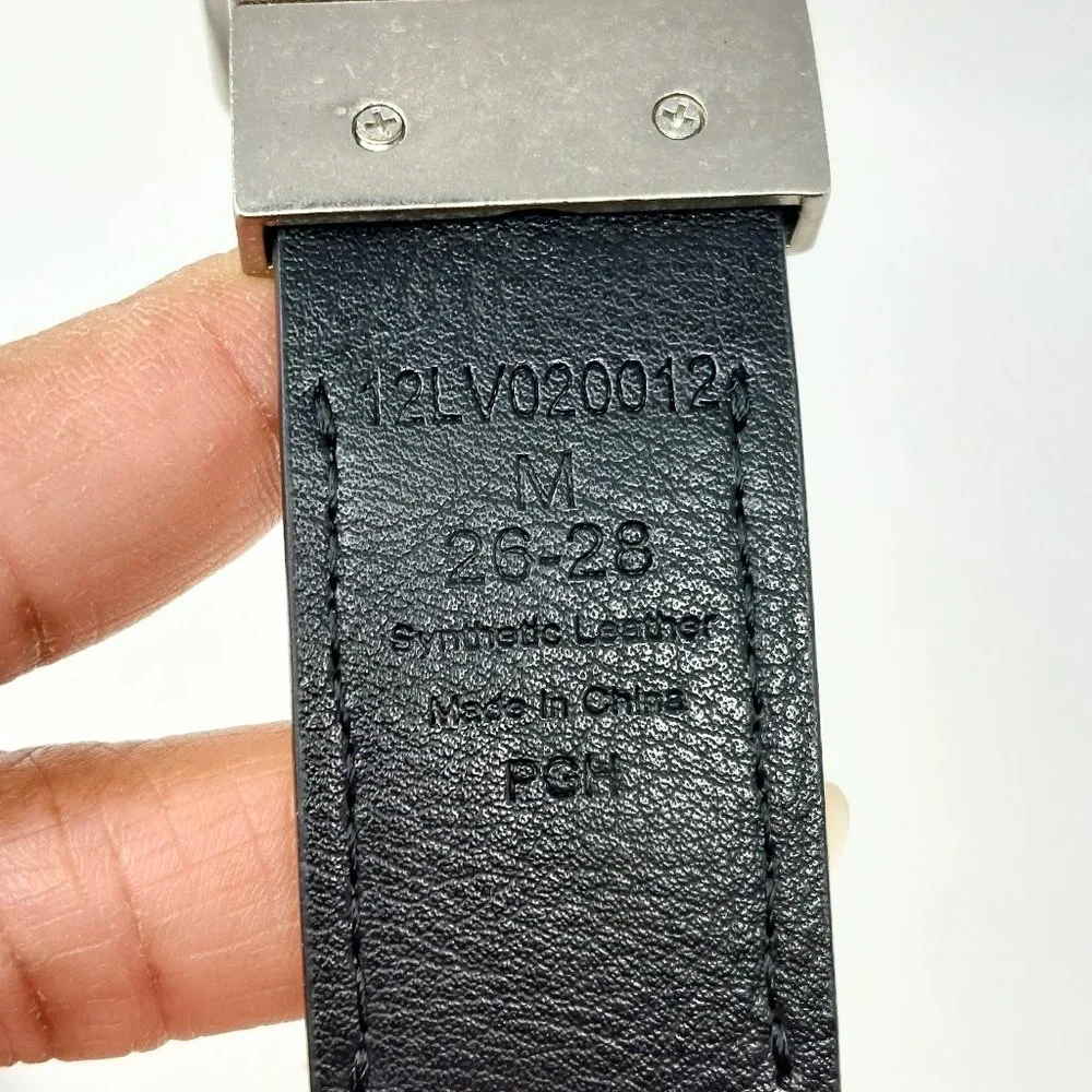 Levi Strauss & Co. Brown Reversible Synthetic Leather Kids Belt